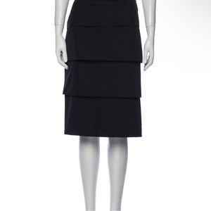 Bill Blass black pencil skirt